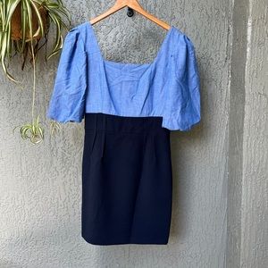 SANDRO PARIS May blue dress EUC